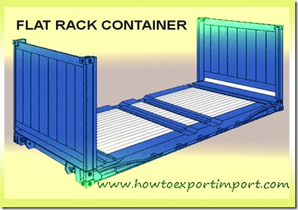 FLAT TRACK CONTAINER measurements