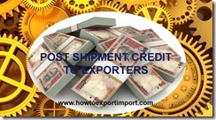 bank loans to exporters as post shipment finance bank loans to exporters as post shipment finance