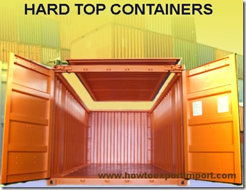 hard top containers