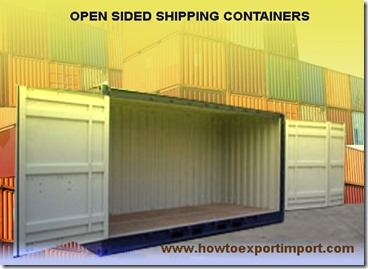 Open sided Containers