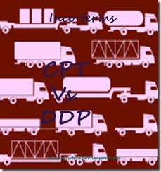 Difference between CPT and DDP in shipping terms copy