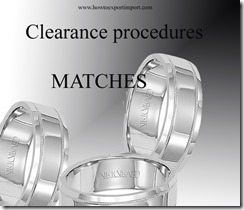 clearance procedures Matches