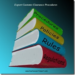 Export customs clearance procedures and formalities in India copy
