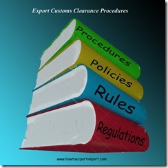 Export customs clearance procedures and formalities in India copy Export customs clearance procedures and formalities in India copy