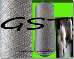 GST Tariff rate for Cotton and Cotton articles GST Tariff rate for Cotton and Cotton articles
