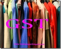 GST for knitted or crocheted clothing accessories, articles of apparels. GST for knitted or crocheted clothing accessories, articles of apparels.