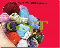 GST for manmade staple fibres in India GST for manmade staple fibres in India