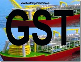 GST payable for sale of Boats, floating structures and ships