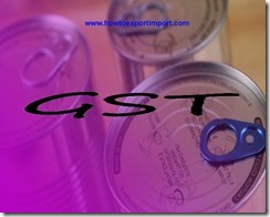 GST payable for sale of Tin and Tin products