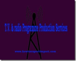 GST rate for TV and radio Programme Production Services GST rate for TV and radio Programme Production Services