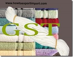 GST rate for ropes, twine, wadding, special yarns, felt etc. GST rate for ropes, twine, wadding, special yarns, felt etc.