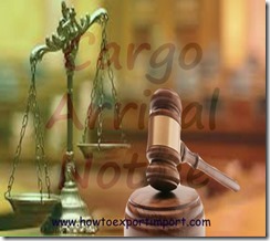 Non receipt of Cargo Arrival Notice, Can importer sue against shipping company copy Non receipt of Cargo Arrival Notice, Can importer sue against shipping company copy