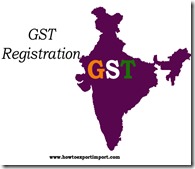 Procedures to get GST Registration number for IT exempted proprietorship firms
