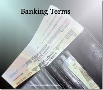 The terms used in banking  business such Security Dealer,Selective Credit