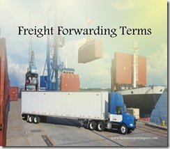 Terms used in freight forwarding such as Dunnage,Duty Free Zone,Duty Rates,  Electronic Data Interchange,Electronic Data Processing,