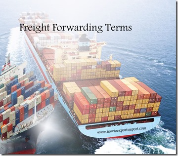 Terms used in freight forwarding such as Inventory Management,Inventory Accuracy,Issuing Bank ,Issuing Carrier,Jetsam etc