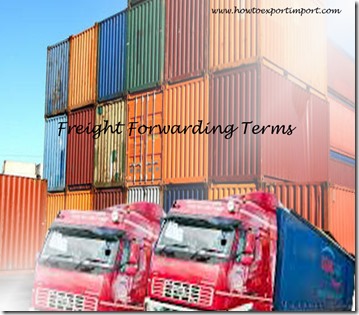 Terms used in freight forwarding such as Twenty-foot Equivalent Unit,Terminal Handling Charge, Through Bill of Lading etc Terms used in freight forwarding such as Twenty-foot Equivalent Unit,Terminal Handling Charge, Through Bill of Lading etc