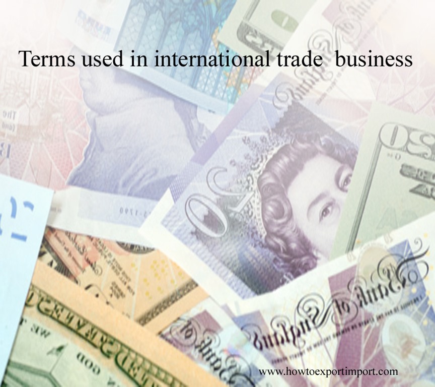 Terms used in international trade business such Force ...