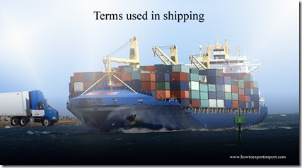 Terms used in shipping such as DRILLING UNIT,Dry Cargo,Dry-Bulk Container,Dumping,Dumping etc