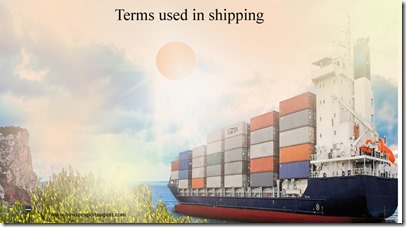 Terms used in shipping such as European Committee for Standardization,European Community,European Currency