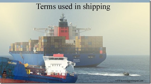Terms used in shipping such as Gross Tonnage,Group of Fifteen,Group of Ten ,Group of Seven ,Gross Tonnage,General Sales Manager etc