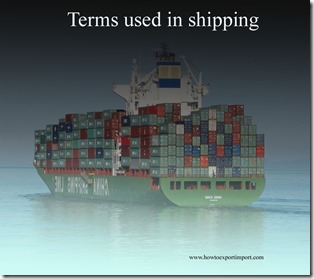 Terms used in shipping such as International Atomic Energy Agency,International Atomic Energy List ,International Banking Act etc
