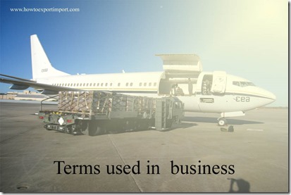 Terms used in  business such as International Toll Free Service,Intervention Price, Intrinsic Value , Inventory,