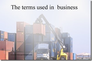 The terms used in  business such as White Goods,White Collar Crime,White Knight , White Van Man,Wholesale Bank  etc