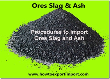 how to import ores slag and ash