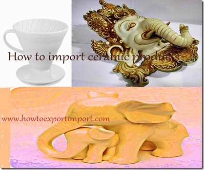 How to import ceramic products