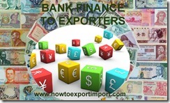 Bank finance to Exporters