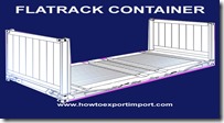 40' Flatrack Container dimension