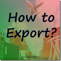 Export procedures and formalities