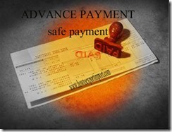 Advance payment the best way of terms for business copy