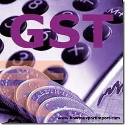 GST on sale or purchase of Transport services of goods by rail