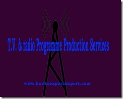 GST rate for TV and radio Programme Production Services
