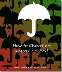 How to Choose a product for export business copy
