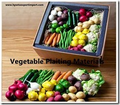 Vegetable Plaiting Materials