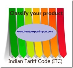 Indian Tariff Code ITC