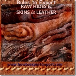 41 raw hides skins leather