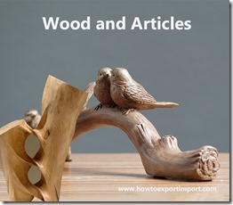 wood and articles