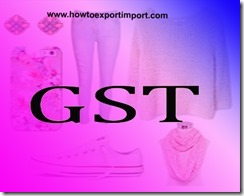 Tariff rate of GST for articles of not knitted or not crocheted apparel and clothing
