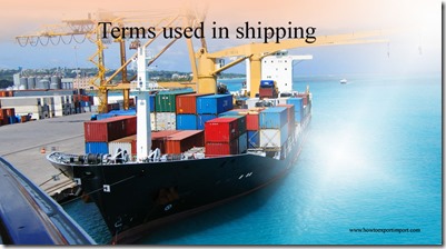Terms used in shipping such Registry of Seamen, Release, Relay, Reinst.,Restricted,Restitution,Revenue Ton etc