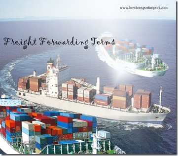 Terms used in freight forwarding such as Master Air Waybill,Master Bill Of Lading,Material Circumstanc