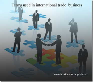 Terms used in international trade business such as Packing List,Passenger-carrying aircraft,Paying bank