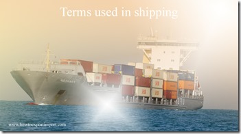 Terms used in shipping such International Banking Act,Interbank Offered Rate, International Accounting Unit, Ice Clause etc