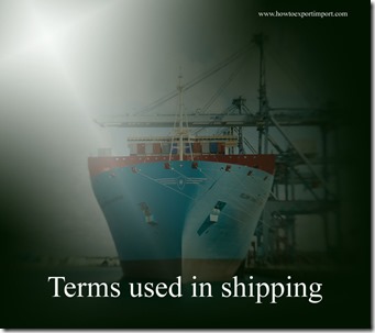 Terms used in shipping such as Barge,BARGE CARRIERS,Barter,Base Cargo,Bay number,Beam,Belly Cargo,Belt Line etc