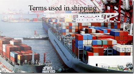 Terms used in shipping such as Estimated time of arrival of carriers,Estimated Time of Departure,European Union,Eurodollars etc