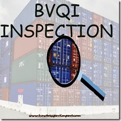 What is BVQI inspection on export goods copy