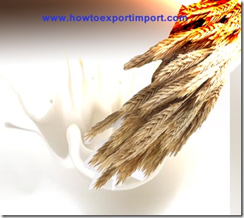 Import of Cereals,flours,starch or milk